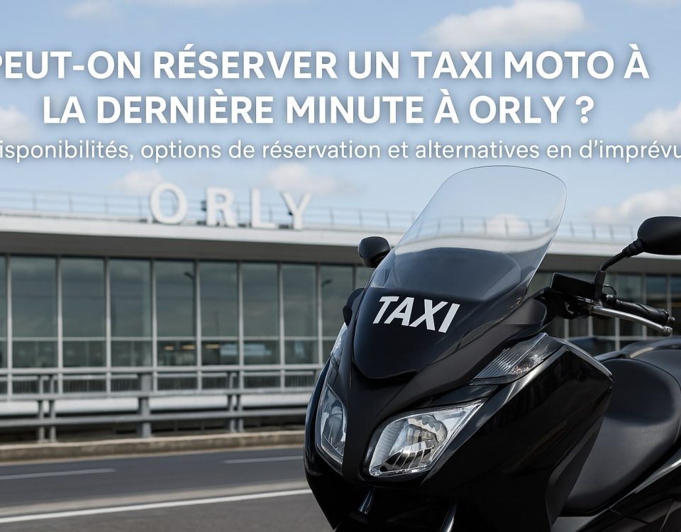 taxi moto pour orly
