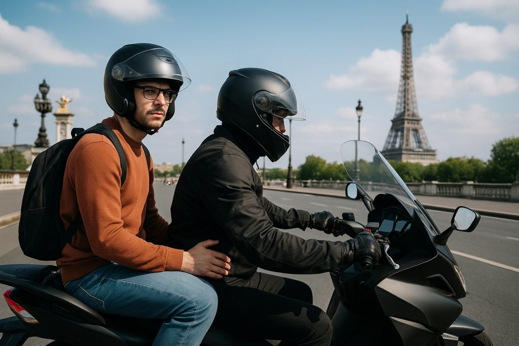taxi moto paour orly a paris