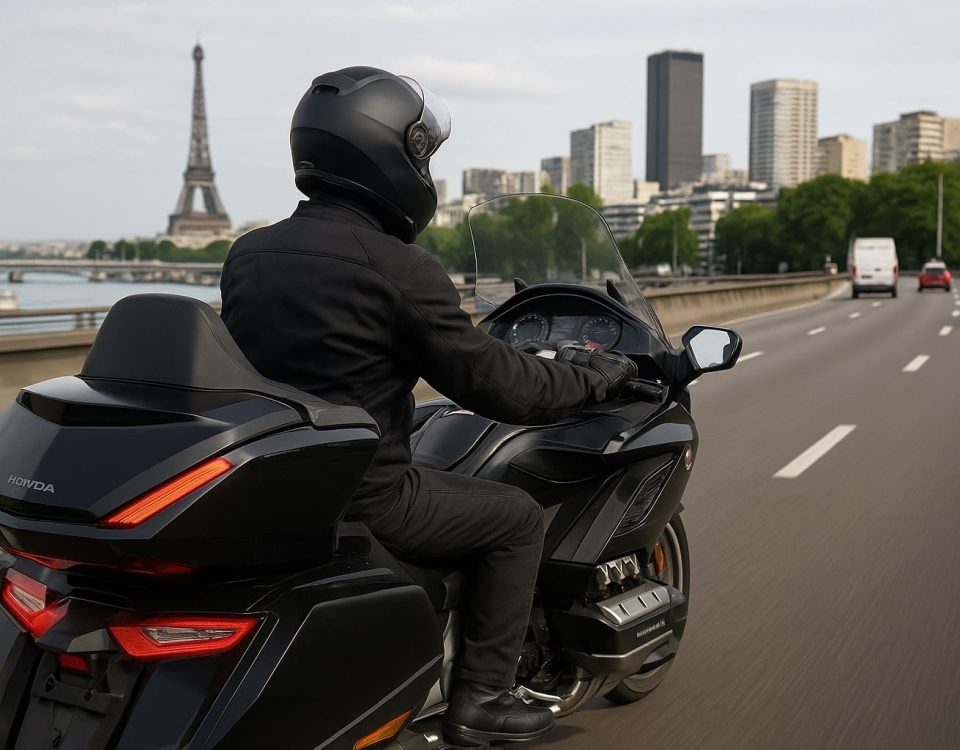 visiter paris en moto
