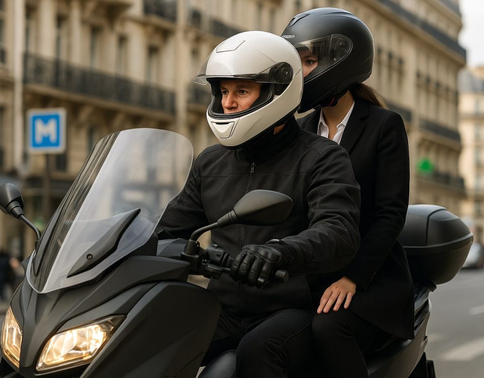visiter paris en moto