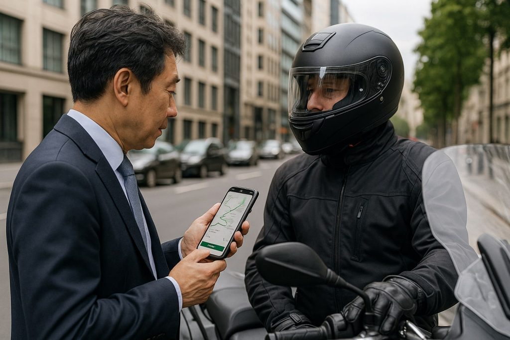 reservation de taxi moto pour entreprise